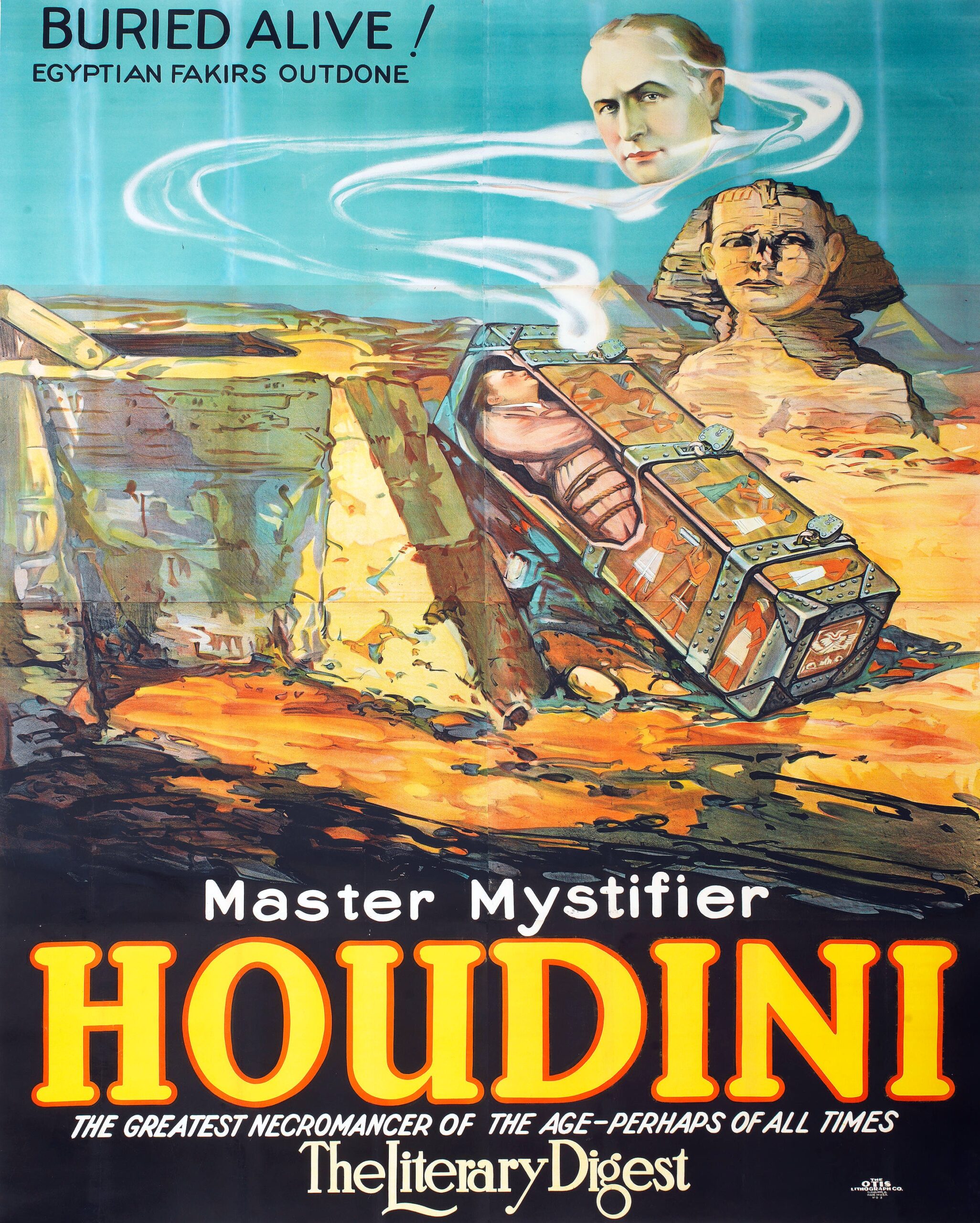 Houdini Buried Alive 1926 a