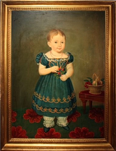 Child Holding Cherries 384 x 500