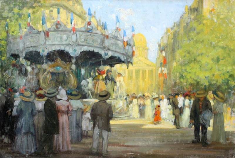 George Curtis (American) Bastille Day Fair