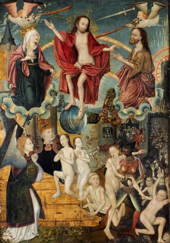 Last Judgment Painting 351 x 500