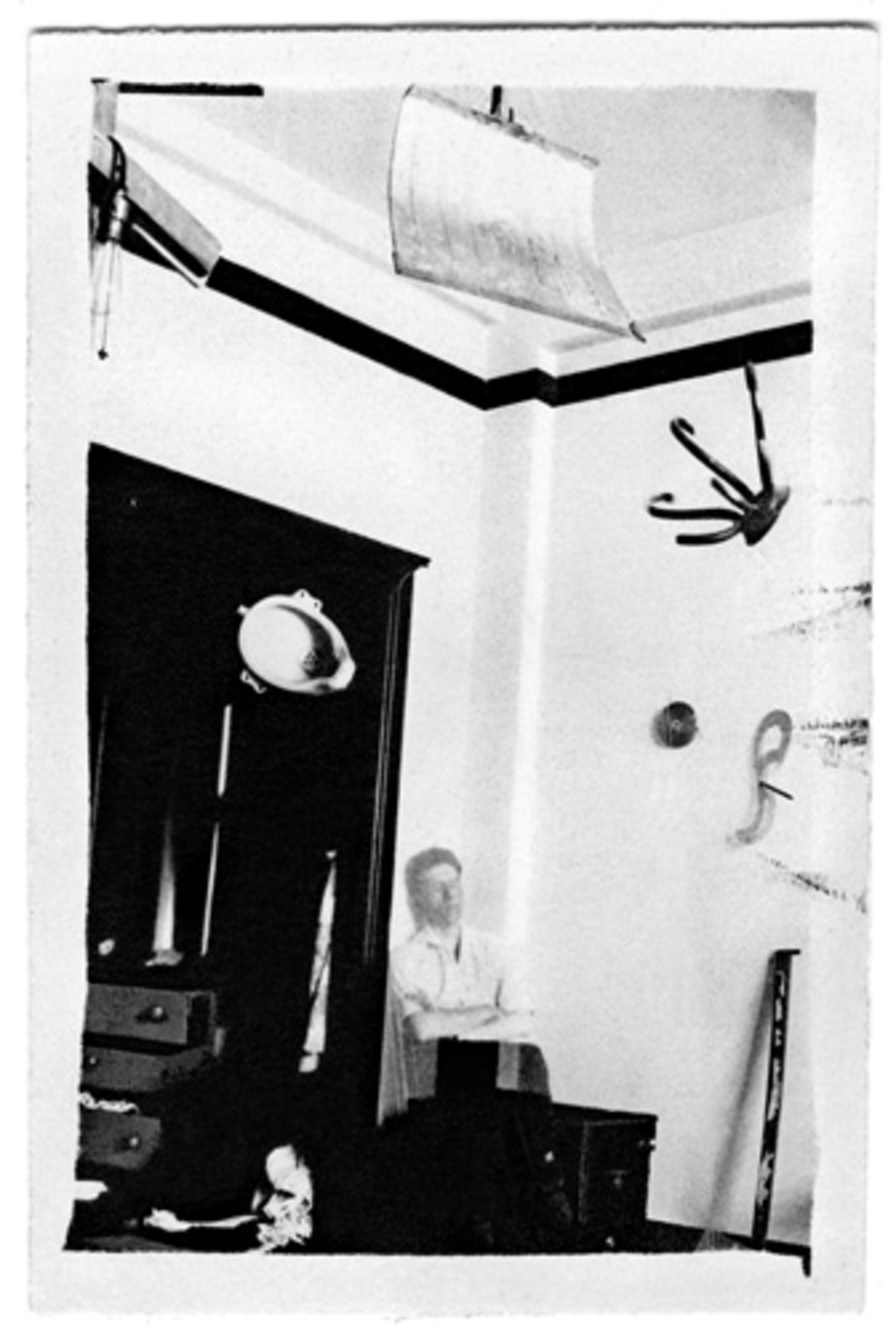 Photo of Porte-Chapeau in Marcel Duchamp's Room