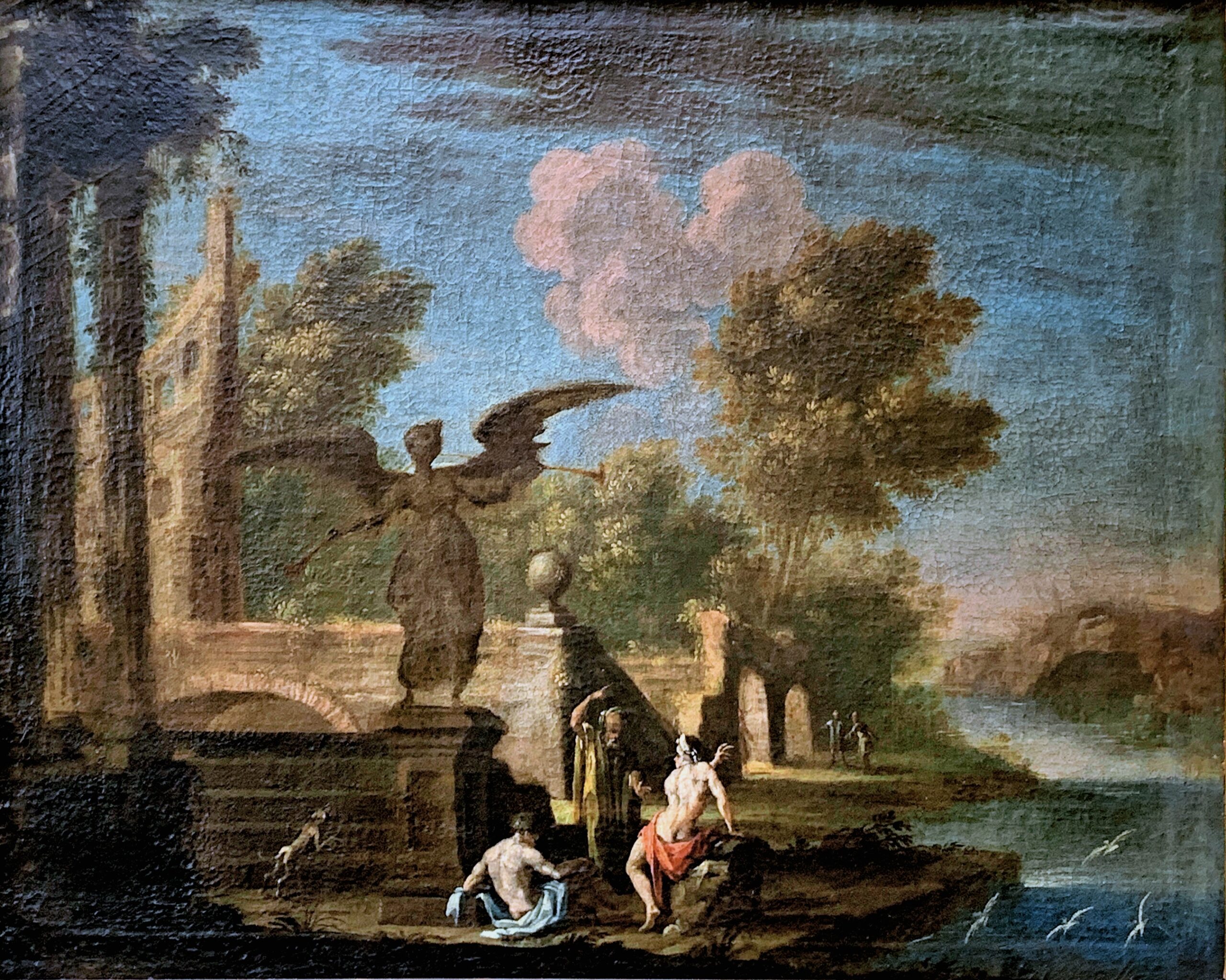 Pleasure versus Wisdom (Capriccio with Figures)