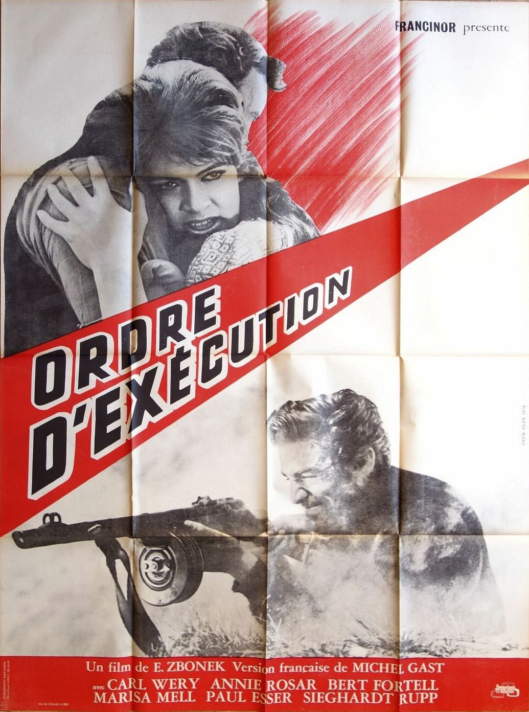 Ordre d'exécution Film Poster 1960 (Ebay Iterm)