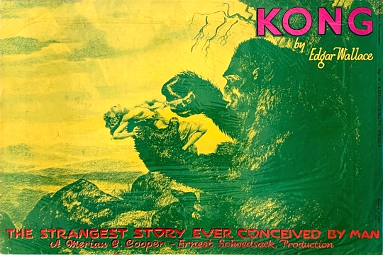 King Kong fondling Fay Wray movie poster